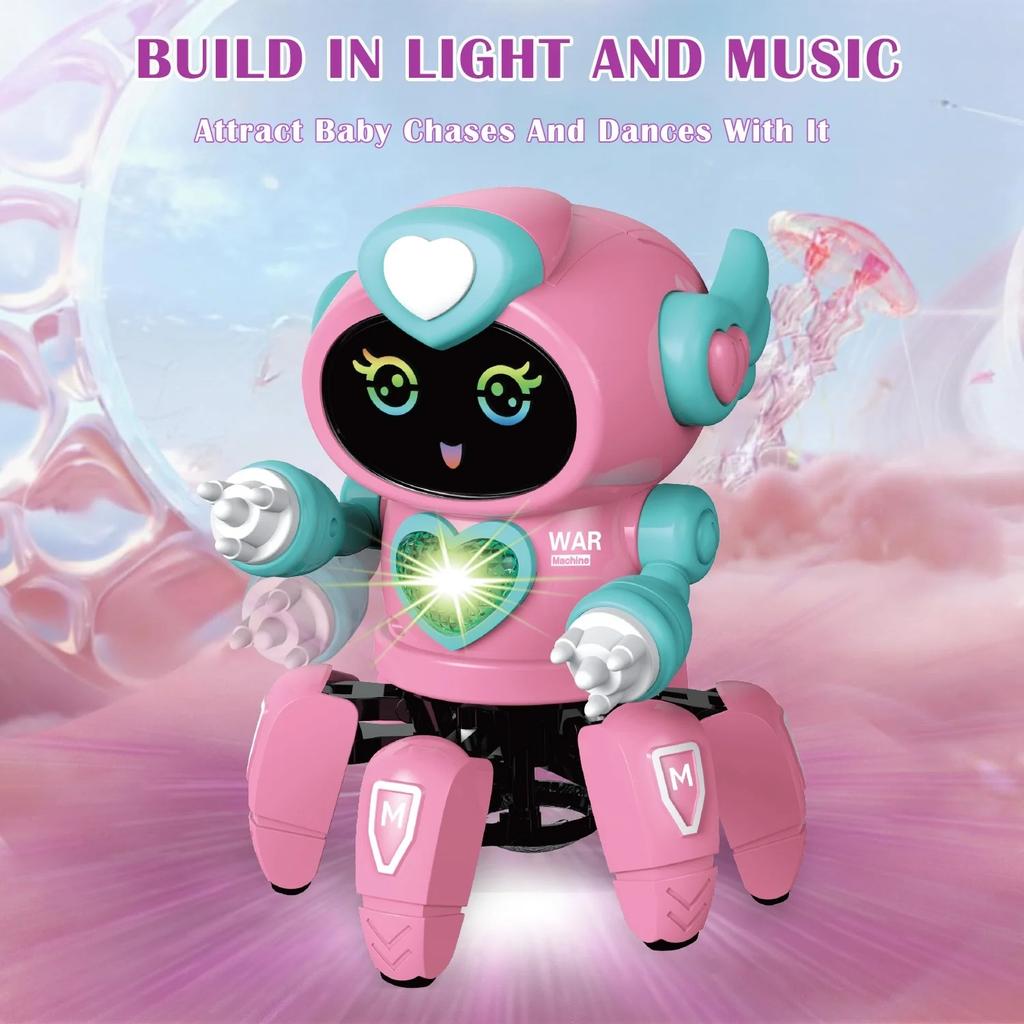 Dancing Electric Octopus Toy Robot with Lights and Music Children's Toy