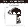 New Halloween Door Frame Decoration Sticker Witch Hat Pumpkin Wall Sticker Switch Sticker PVC Self-adhesive Sticker
