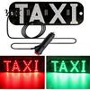 LED Taxi Indicator Light Waterproof Sign Lamp with USB Power Grab Car Windshield Stickers for Ride-Hailing Cars Identification