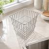 Rectangular Wire Basket with Raised Feet Breathable OpenWire Kitchen Organizer Ventilated for