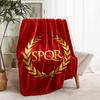 1pc Blanket SPQR Roman Eagle1 Print Design, Lightweight Blanket for Sofa, Bed- Soft &Warm, Gift for All Seasons like Christmas, Halloween