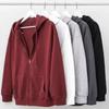Felpa con Cappuccio Primavera Autunno Uomo Donna Cardigan con Cerniera Retro Uomo