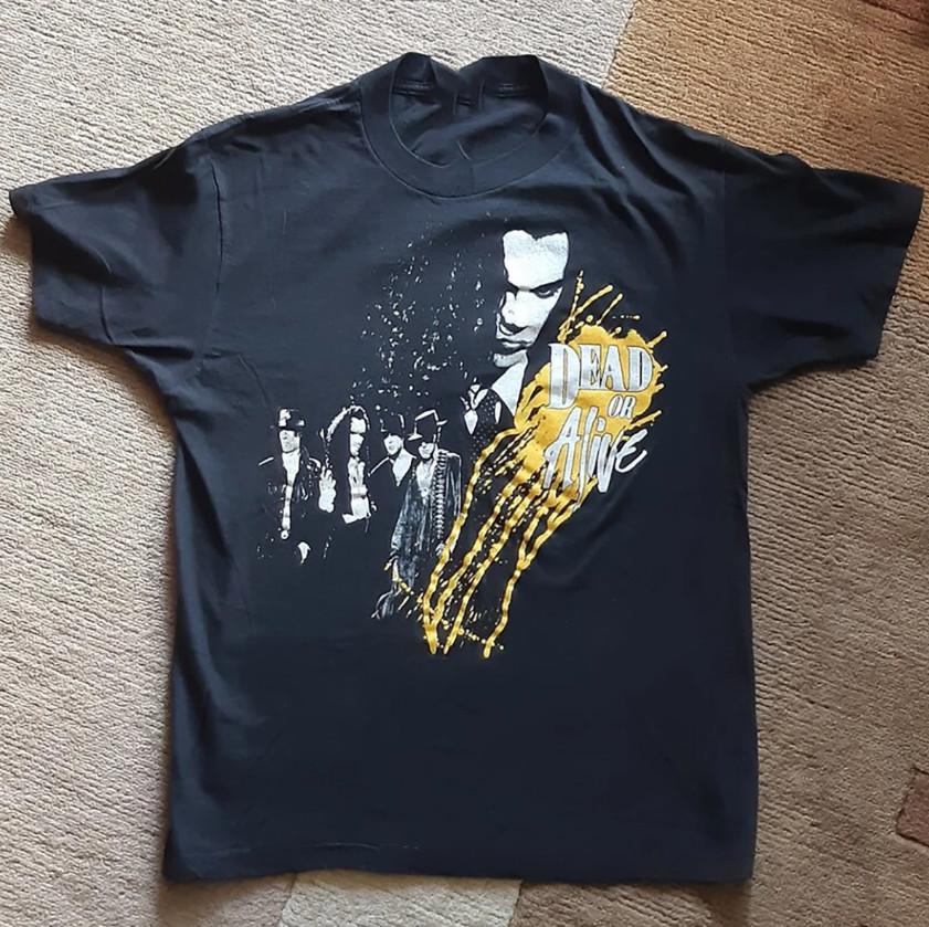 

Dead or Alive Band Music Tour Cotton Black Unisex All Size Shirt Unisex T-Shirt XL