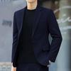 Jednobarevné Svatební šaty Ženich Společenské Pánské Podnikání Neformální oblek Korejský styl Trendy Slim Fit 2dílná sada Plus Velikost