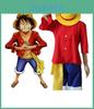Traje Elegante de Monkey D Luffy de Uma Peça Apresentando Acabamento e Design Exquisitos