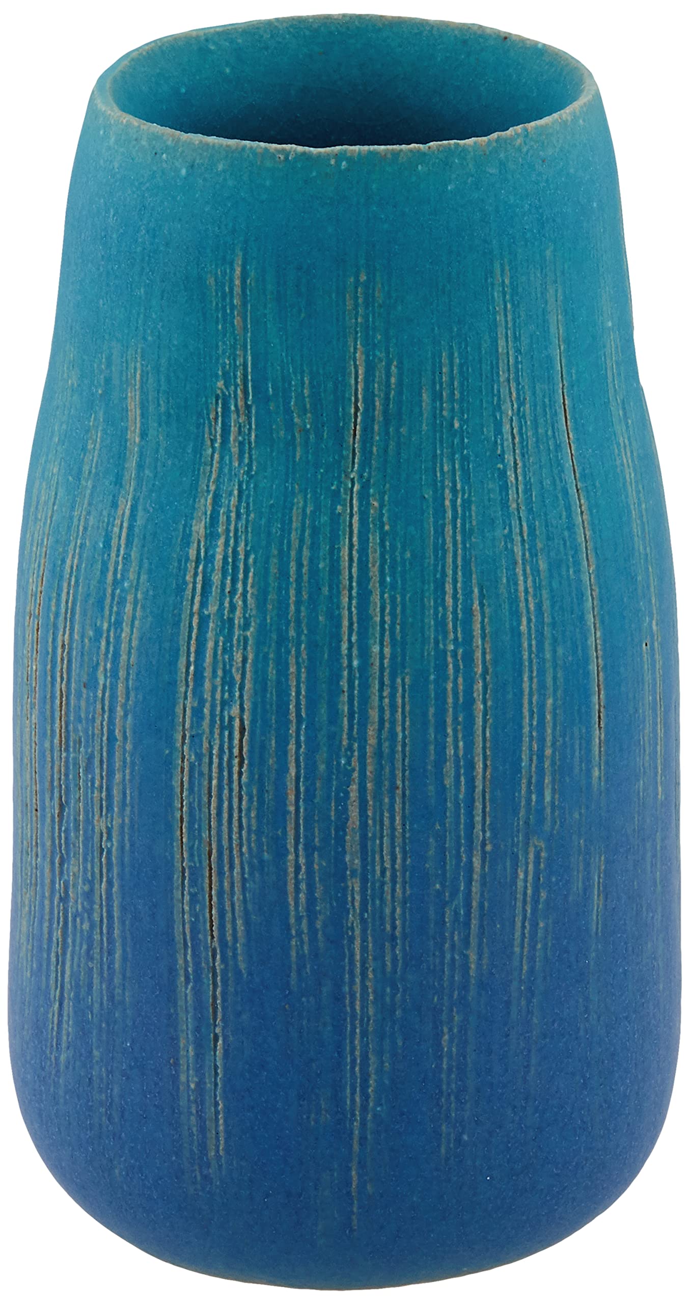 

Marui Seito Shigaraki Ware Hechimon Ceramic Flower Vase, Acorn Design, Seiran, 15cm Tall, Made in Japan, MR-11-7312