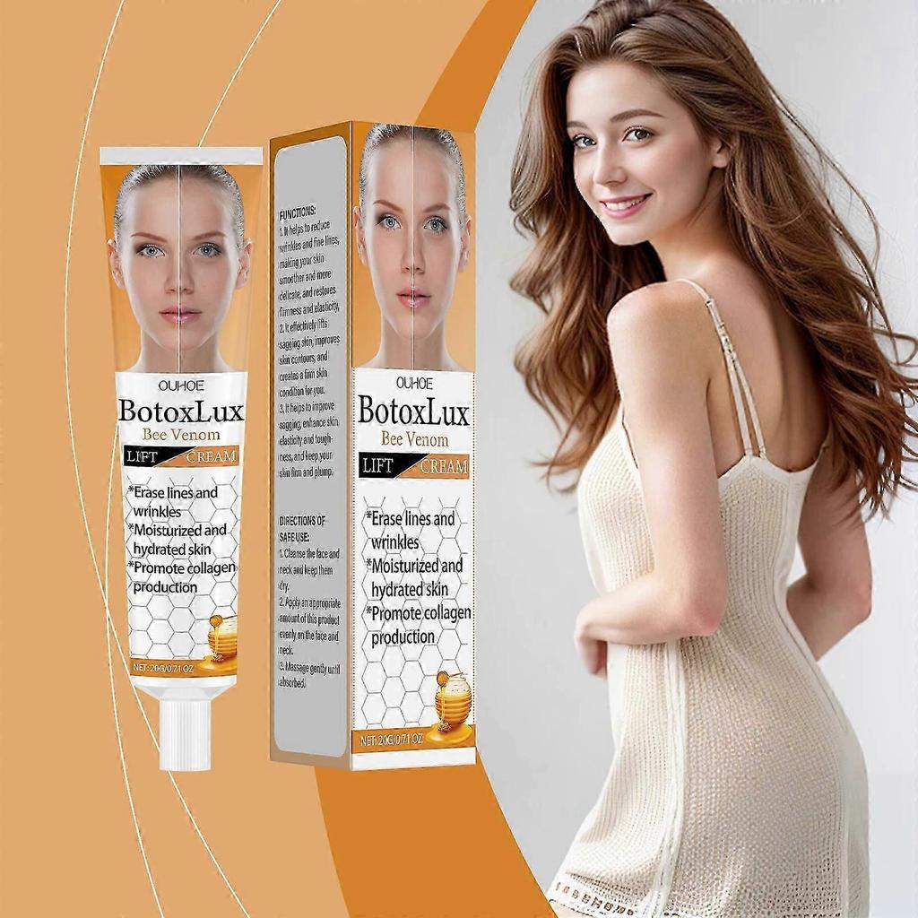 Bee Venom Wrinkle Removal Cream,Bee Venom Anti-Wrinkle Cream Anti-Wrinkle Moisturising Cream for Face, Moisturising Skin Cream for Wrinkle Correction