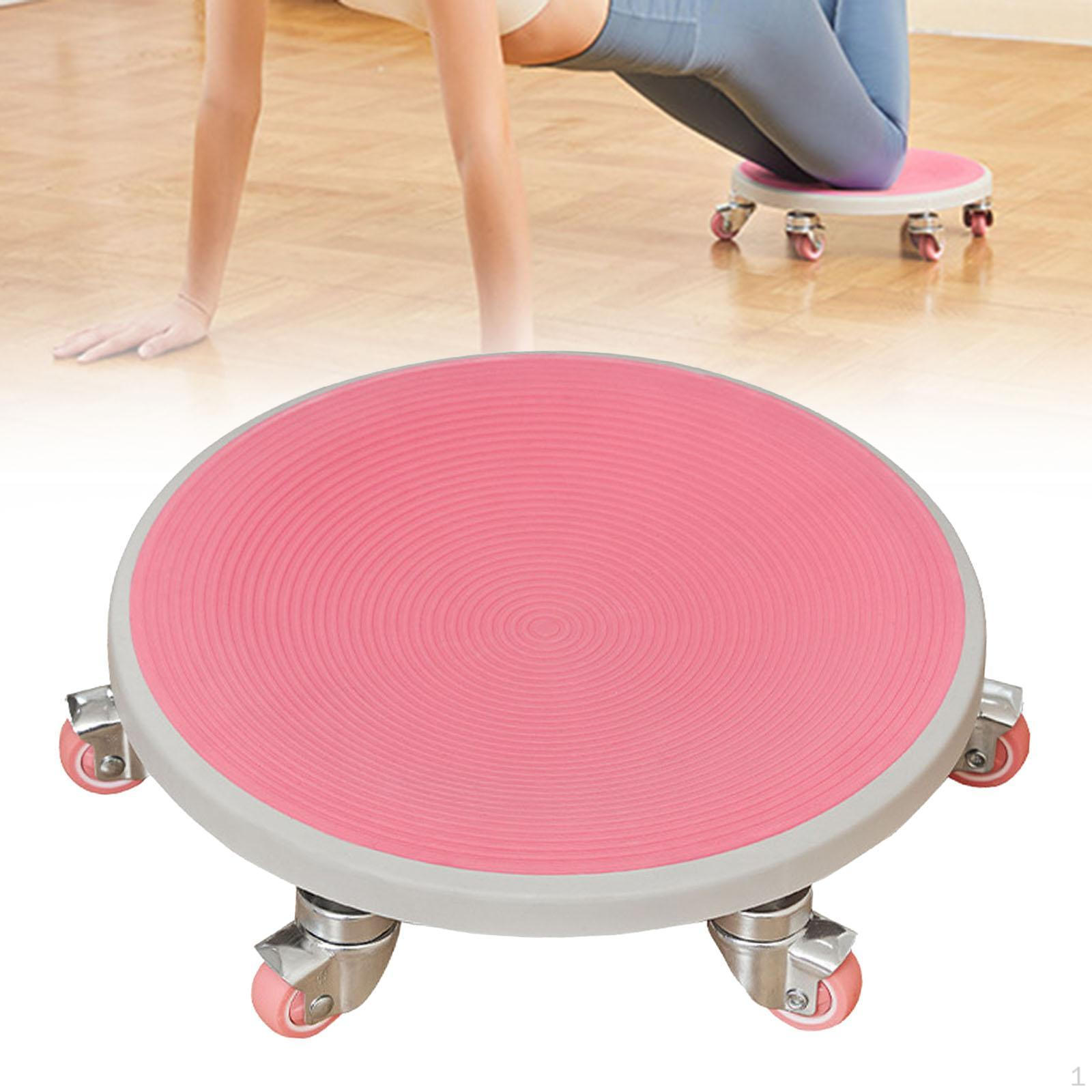 

Ab Roller Wheel Exercise Disc Тихий Эргономичный Мужчины Женщины Компактный Тренировка Пресса розовый