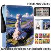 Anime Frieren: Beyond Journey's End 400pcs/900pcs Card Album Book Collection Card Zipper Game Cards Binder Holder Kids Gifts