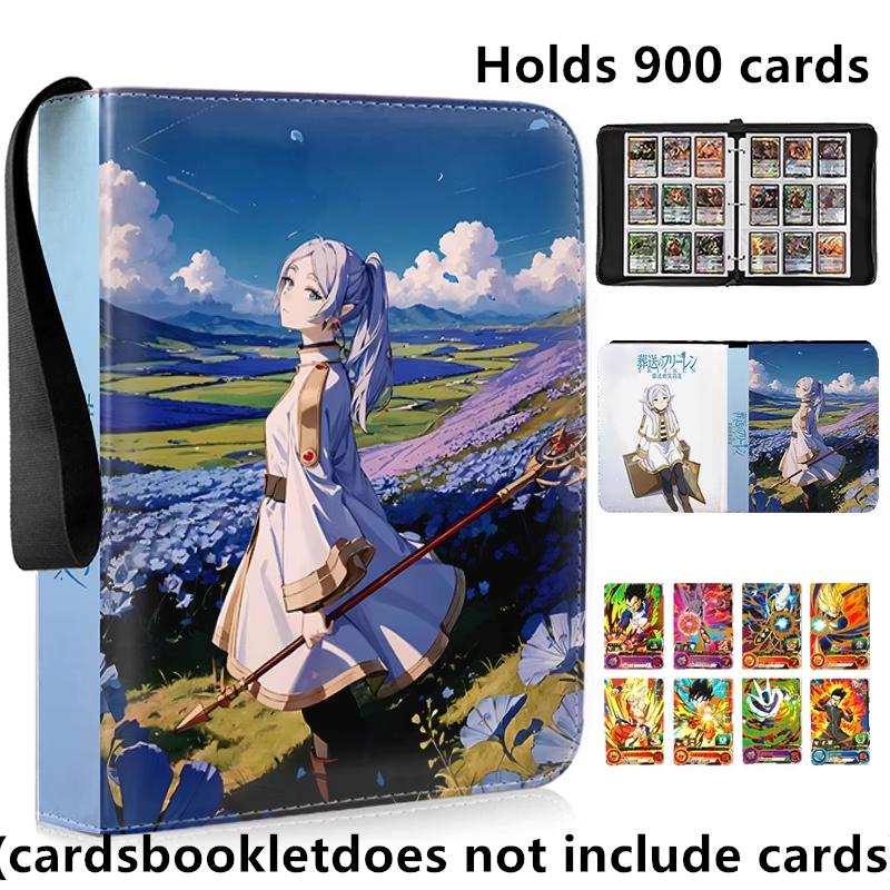 Anime Frieren: Beyond Journey's End 400pcs/900pcs Card Album Book Collection Card Zipper Game Cards Binder Holder Kids Gifts
