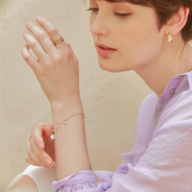 DOUZE Bonbon Baroque Pearl Bracelet