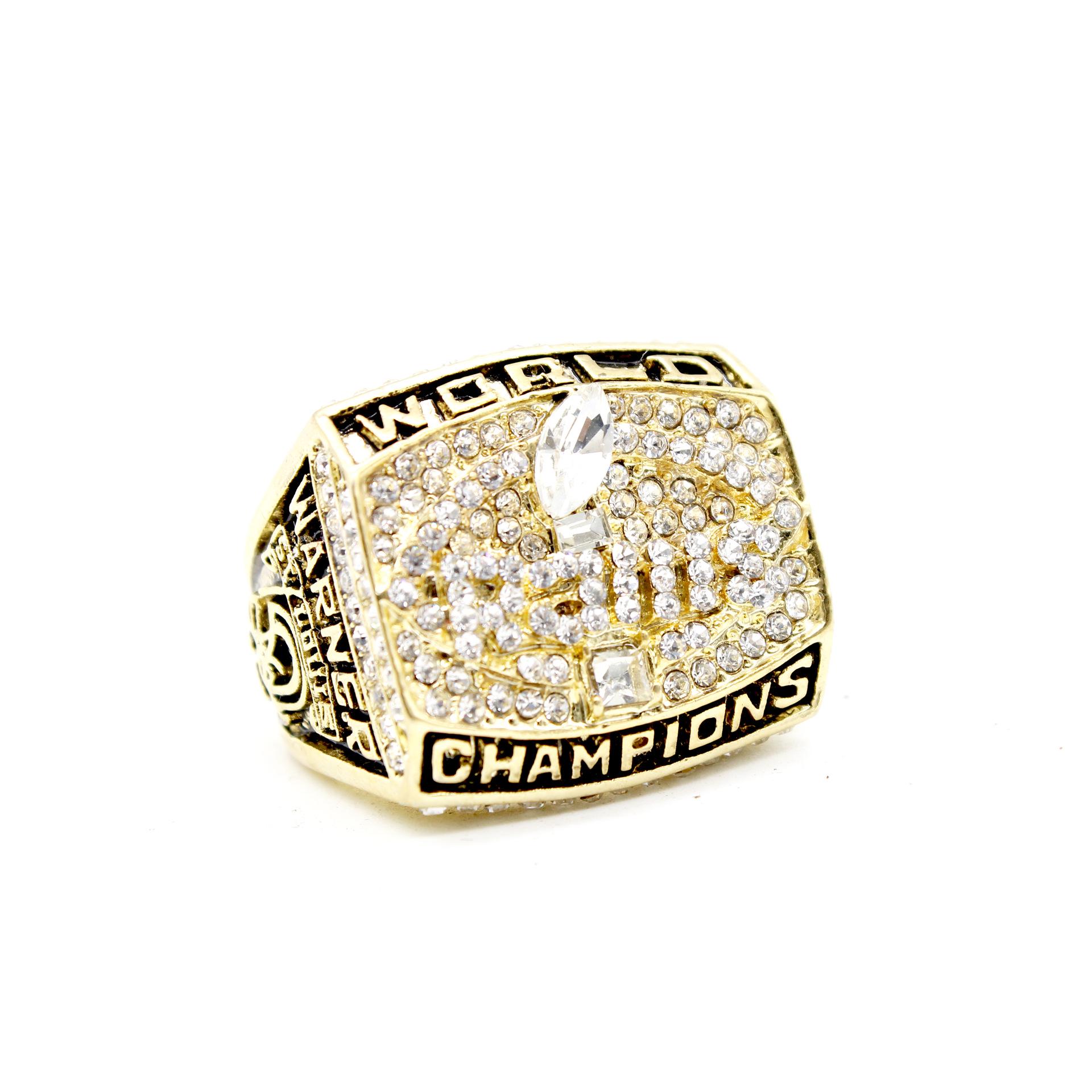 1999 Los Angeles Rams Championship Football Ring Collectible Size 11