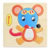 Cartoon 3D Puzzle Jigsaw Wooden Toys for Children Cute Animal Traffic Puzzles Intelligence Kids Baby Early Educational Toys