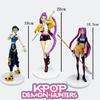 3pcs New Kpop Demon Hunters Action Figure Toy Derpys Tiger Rumi Mira Zoey Sussy Figurine Doll For Fans Birthday Christmas Gift