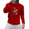 Men's Plus Size Fleece Hoodie – Warm, Loose Round Neck Casual Jacket for Autumn & Winter