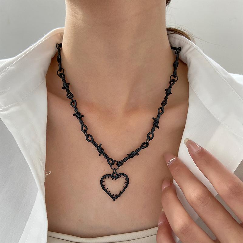 Love of Thorn Necklace Hip Hop Punk Trendy Necklaces