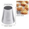 Promotion Multi-size Large Size Round Piping Nozzle Cake Cream Pastry Tools Stainless Steel Icing Tips For Cupcake Decorating