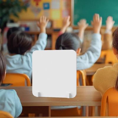 Screen Desktop Partition Board Sneeze Guard Student Exam Visual Distraction for Classroom