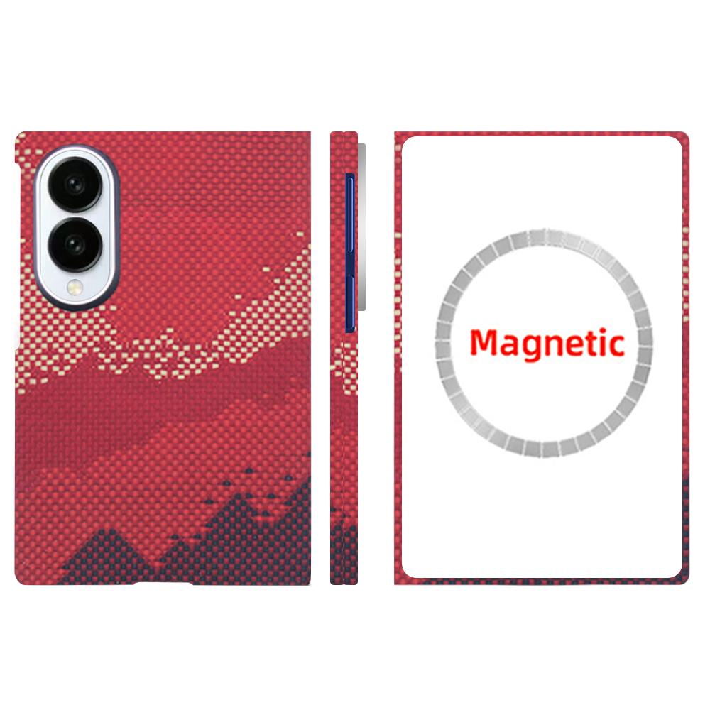 Per Samsung Galaxy Z Fold 8 Custodia in Fibra di Carbonio Aramidica Cover in Kevlar Ultra-Sottile Leggera Armatura Custodia Protettiva Resistente Robusta