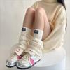 Leg Warmers Women Autumn Winter Cotton Knitted Foot Cover Girls Leg Warmers Lolita Kawaii Cute Loose Long Socks Stockings Women