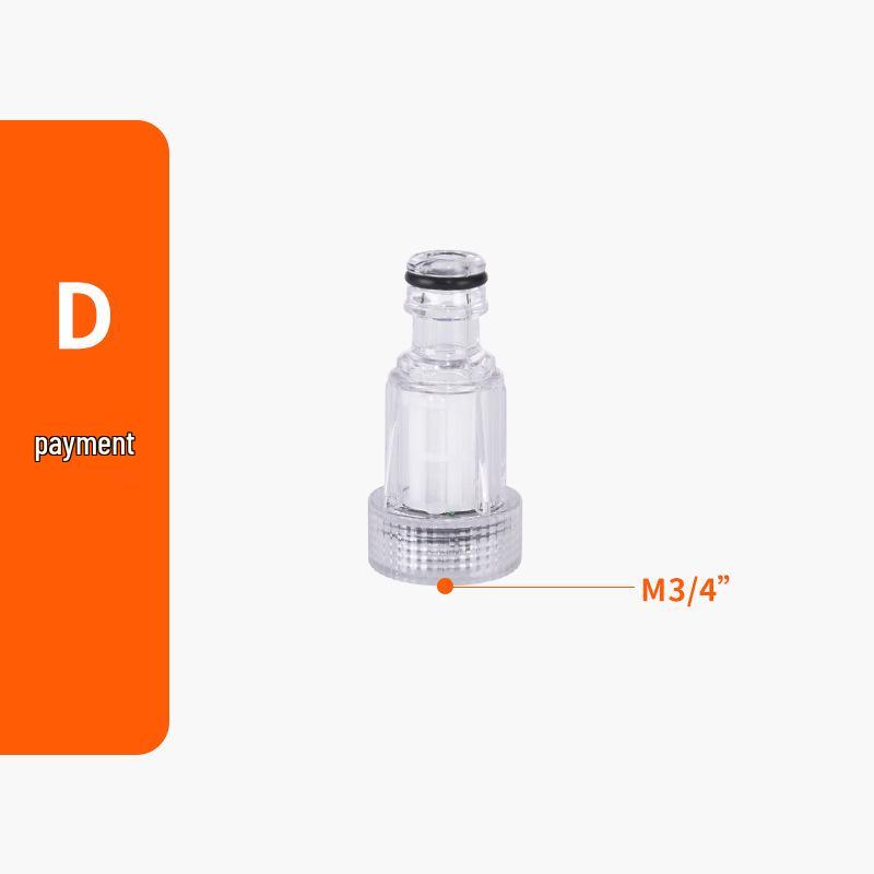 Karcher HD Car Wash High-Pressure Washer Water Inlet Filter Assembly G3/4 with 6-Point Filter Screen