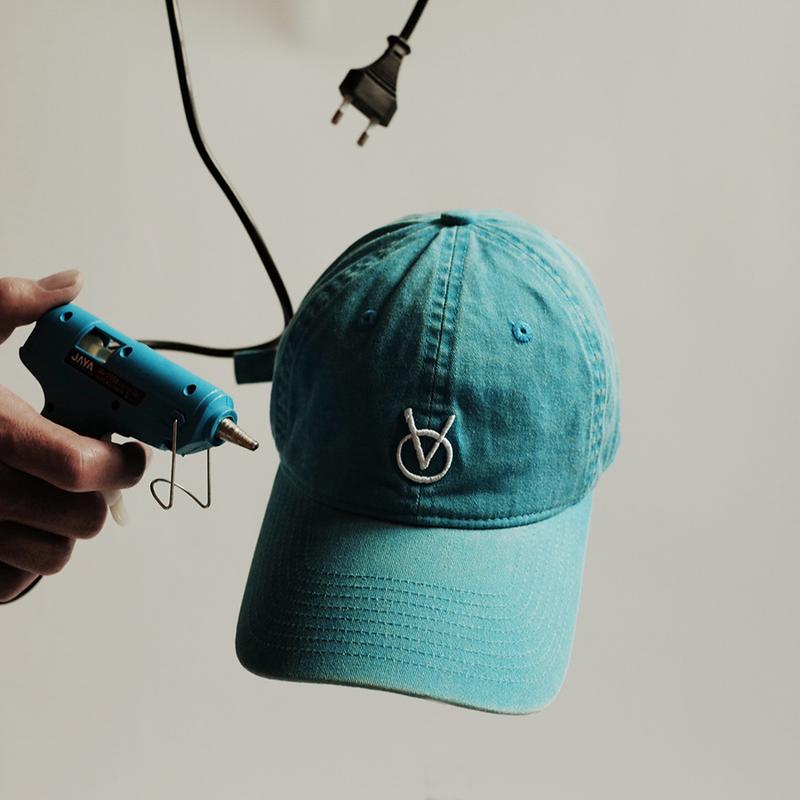 Binseumokeu Washed Topaz Blue Ball Cap [Low Fit]