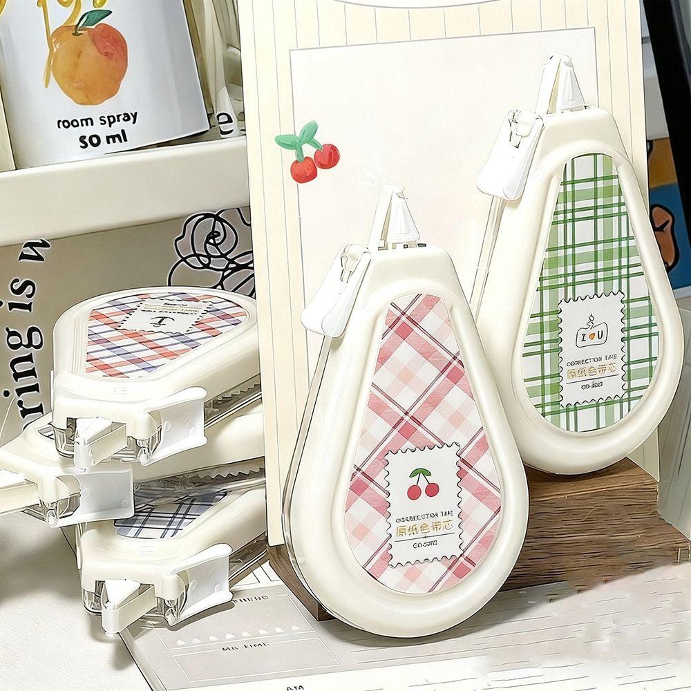 5pcs/Set Flip Design Coating Tape Smooth Student Alteration Tape Correction Band  School Supplies