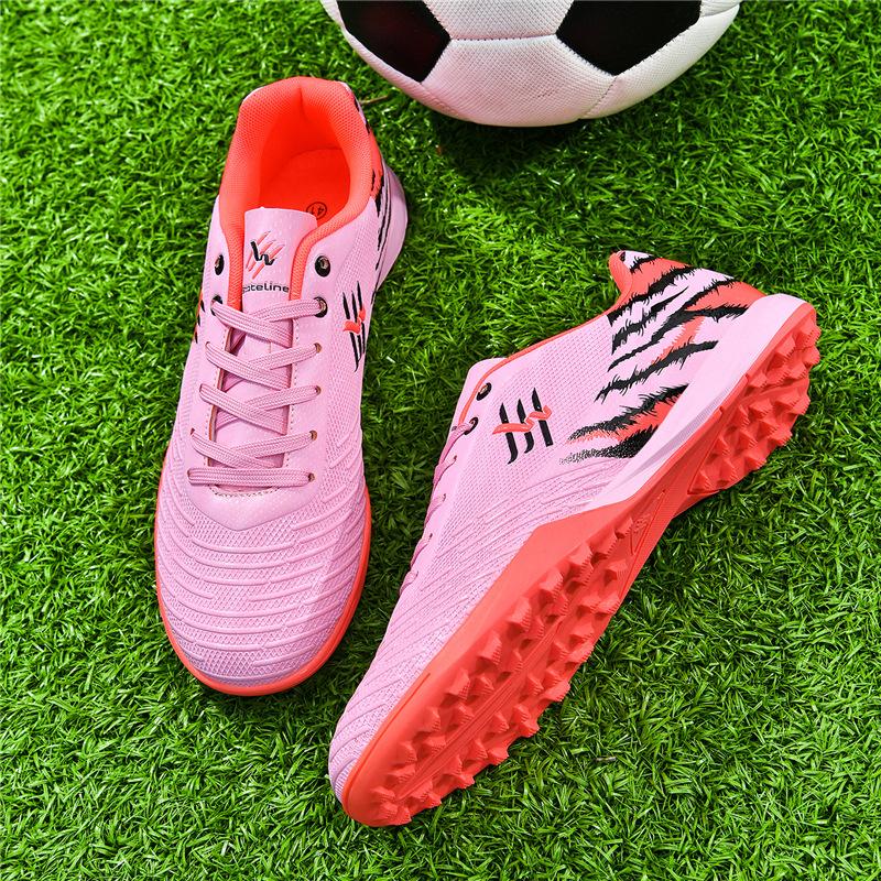 New Men'S Ag Spikes Competition Football Shoes Tf Broken Nails Student Outdoor Sports Grass Professional Football Shoes