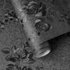 Atmospheric Space Black Wallpaper Floral Wallpaper Removable Wallpaper