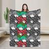 Shin TsukimiKanna Kizuchi Blanket  Travel Office Throw Blanket For Couch Chair Sofa Bed Warm Soft Customized Quality Bedspread