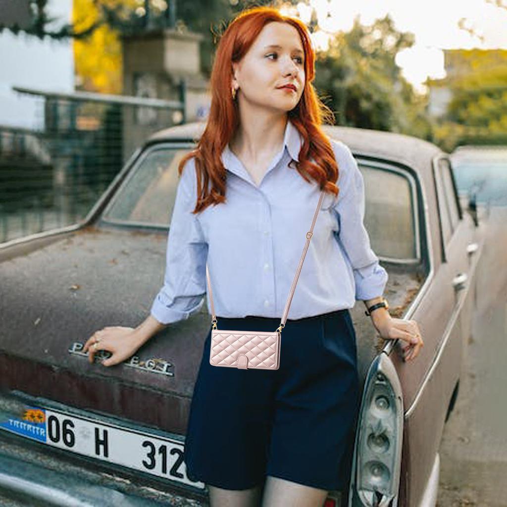 Convient pour Samsung A54 Petit Sac Bandoulière Croisé Parfumé Étui pour Téléphone Portable A34 Étui en Cuir à Rabat Diamant pour Cartes Étui en Cuir pour Femme