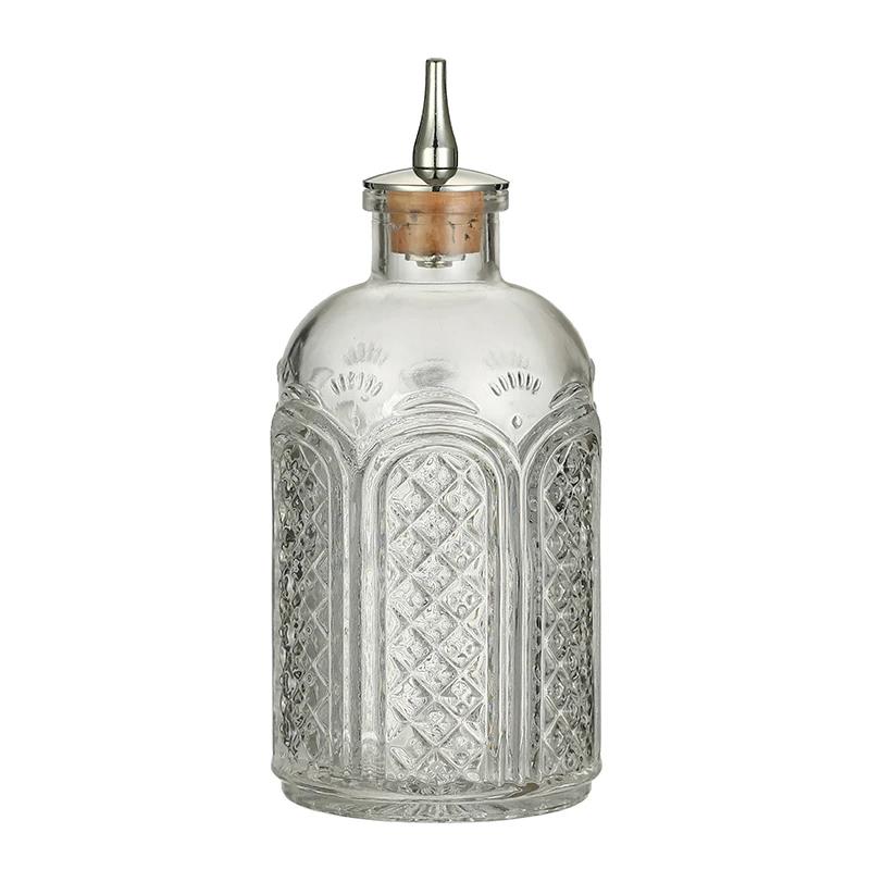 Vintage Cocktail Bitters Bottle with Dasher Top Professional Bar Accessory Bar Tool