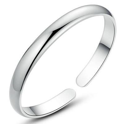 Qiaolan Xuan Populært imitert rent sølvarmbånd for kvinner, Bard Opening Noble Consort-armbånd, sølvarmbånd med små smykker og smykker
