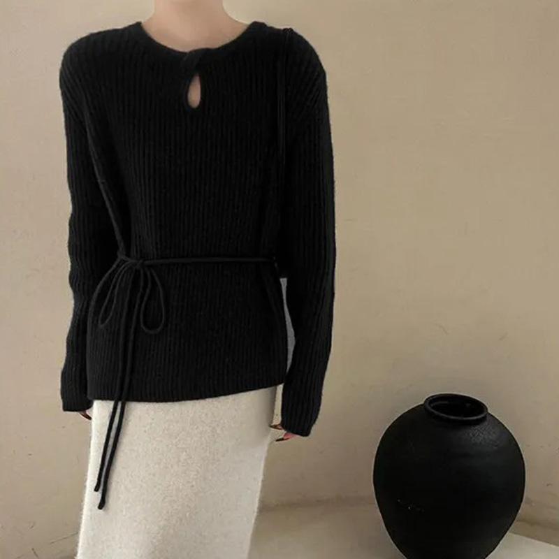Oberteile für Damen Langarmshirts Winter Oversize Fleece Verdickt Lässig Baumwolle Gestrickt Locker Bluse Pullover Oberteile
