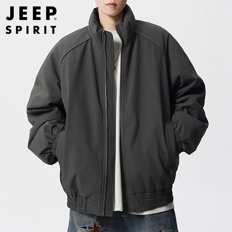 JEEP SPIRIT Men's Hooded Padded Bomber Jacket