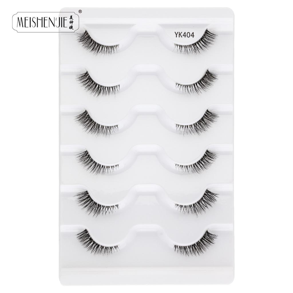Faux Cils 6/10 Pairs False Eyelashes Natural Long Handmade Fluffy Fake Lashes Extension Makeup Tool 3D Mink Lashes Maquillaje