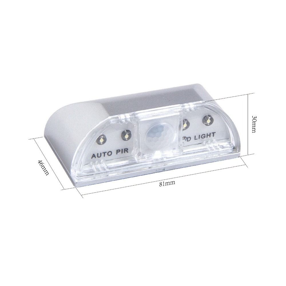 Auto Sensor Motion Detector Light 4 LED Lamp Cabinet Lights High Quality Sensor Lamp