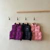 Kinder Daunenweste Jungen Mädchen Warme Verdickte Ärmellose Jacke Mit Stehkragen Winter Oberbekleidung Kleinkinder