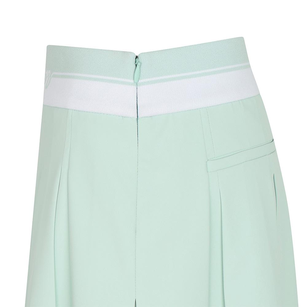 MALBON GOLF Wide Logo Banded Pleated Skirt Light Mint (Woman)