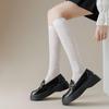 Girls Long Socks Stockings Women College Style Plaid Knee Socks Women Ultra-thin Transparent Crystal Silk Socks Stockings Sox