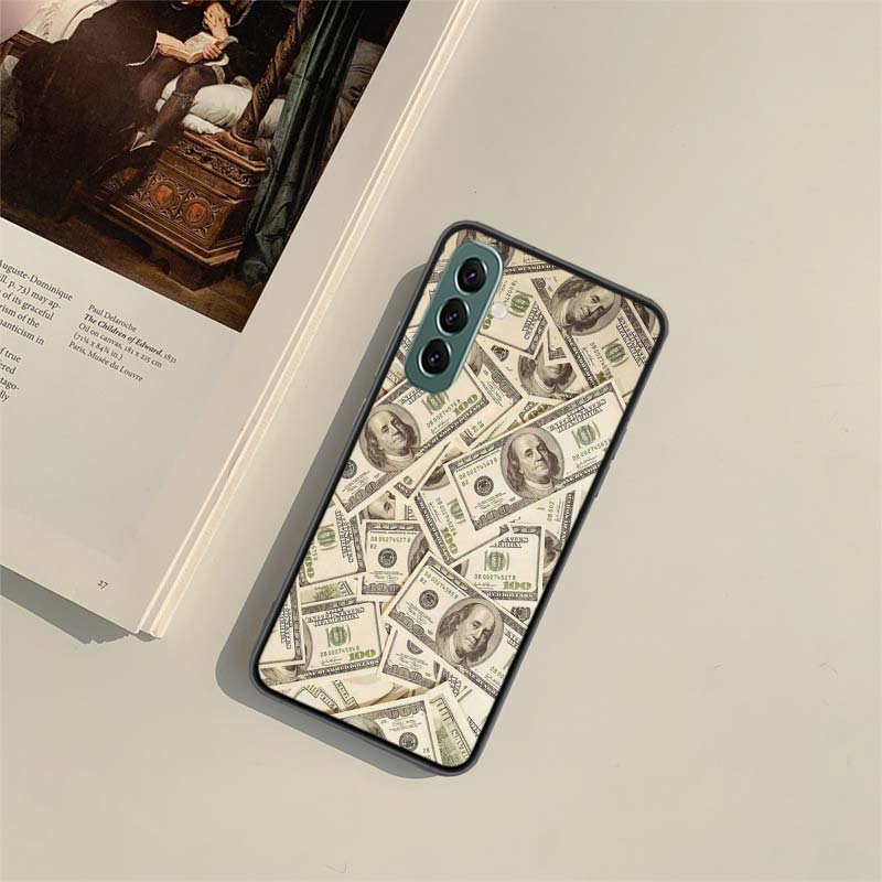 Banknote Dollar Cash Money Phone Case For Samsung Galaxy A02S A03S A12 A22 A32 A42 A52S A72 A16 A26 A36 A56 A13 A23 A33 A53 A73