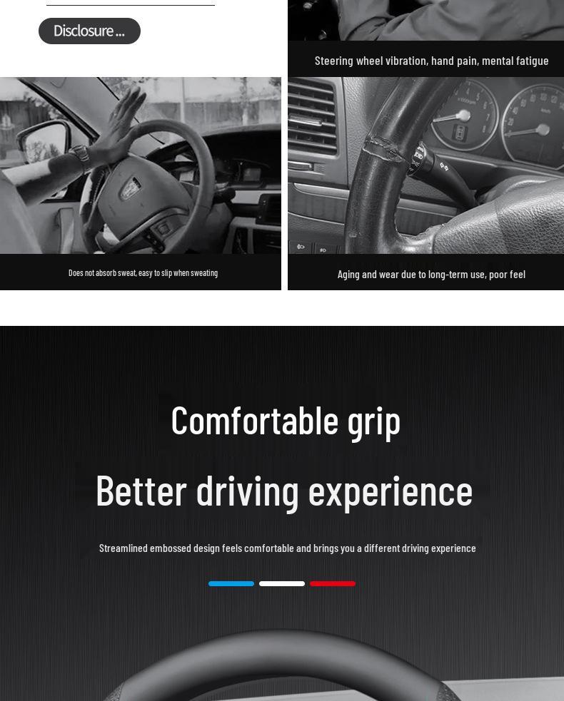 2024 BYD Yuan UP Suede Steering Wheel Cover