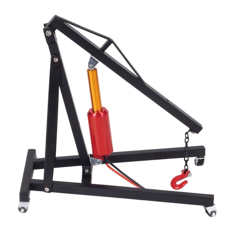Simulation Model Fit for 1/10 Garage Series Decorations Ornaments Engine Engine Hanger Electric Crane Electric Jack Toy