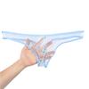 Men Briefs Stretchy See-through Low Waist No Bound Feeling Mesh Men Underpants Inner