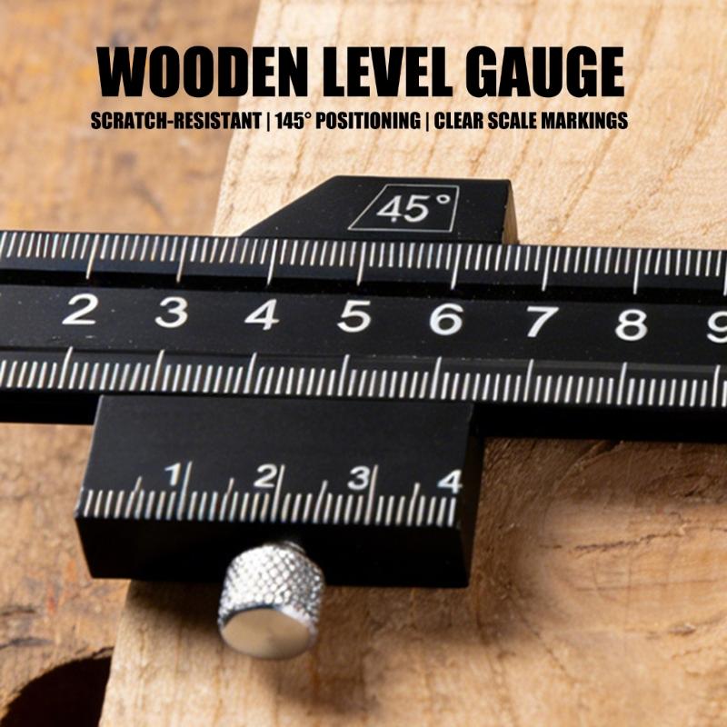 20cm To 50cm Aluminum Alloy 90 Degree Angled Ruler With 45 Degree Positioning For Woodworking And Carpentry Projects