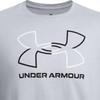 Under Armour Minimalist Letter Logo Print Crew Neck Short Sleeve T-Shirt Men Tops Slate-Gray 1382915-011