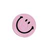 Smiling Face Round Mat Woven Ramie Placemats Anti Slip Dining Table Mats Non-Slip Tableware Bowl Pads Kitchen Drink Cup Coasters