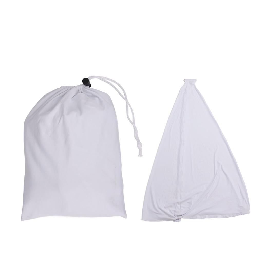 Speaker Stand Cover DJ Tripod Stretch Skirt Adjustable Stretchable Polyurethane Fiber Skrim White