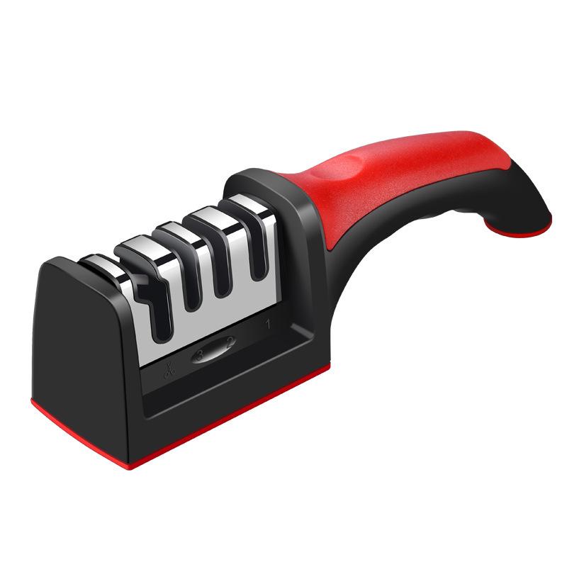 Multi-Functional 4-Stage Kitchen Sharpener and Whetstone