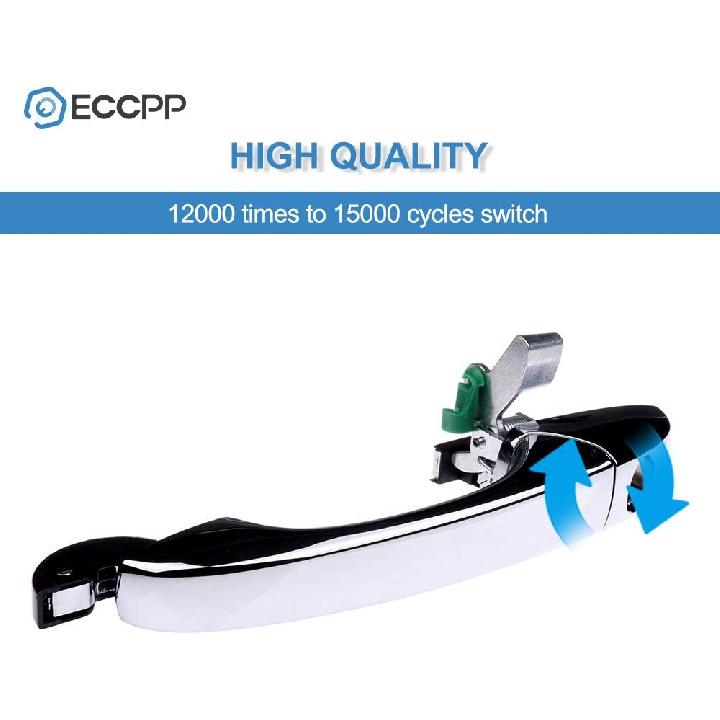ECCPP Door Handle Chrome Exterior Outer Outside Front Driver Side for 2005-2010 for Chrysler 300 2005-2008 for Dodge Magnum
